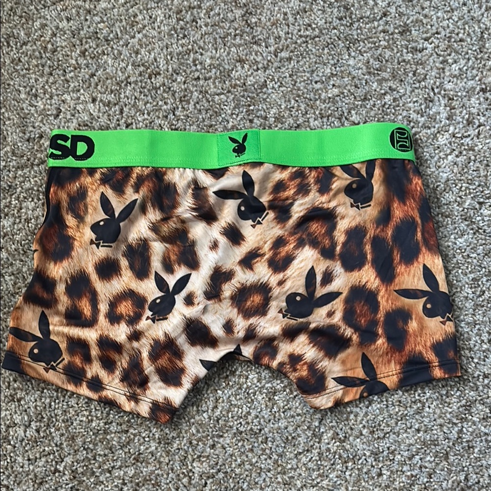 PSD Leopard Print Boxer Briefs - Picture 2 of 4
